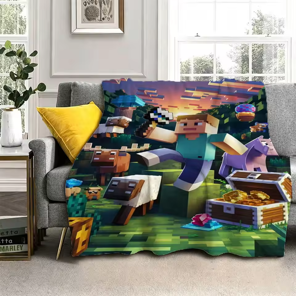 Minecraft Iconic Design Blanket